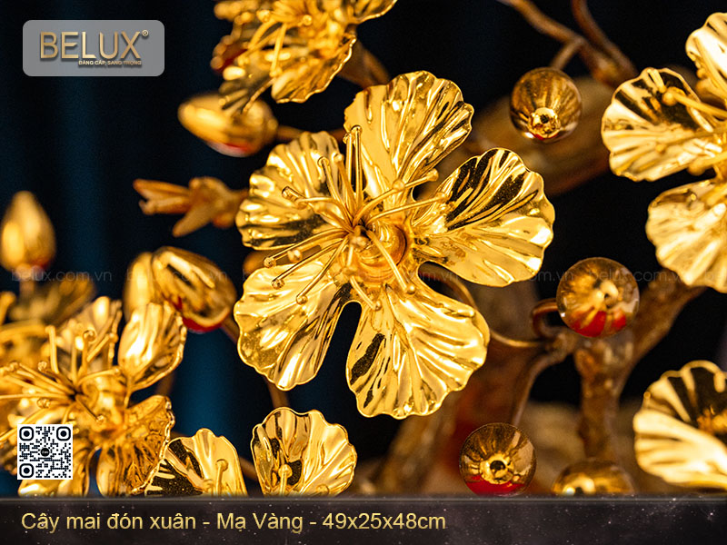 Cây Mai Kim Cổ Thụ Mạ Vàng 24k - Tuyệt Tác Khơi Nguồn Thịnh Vượng